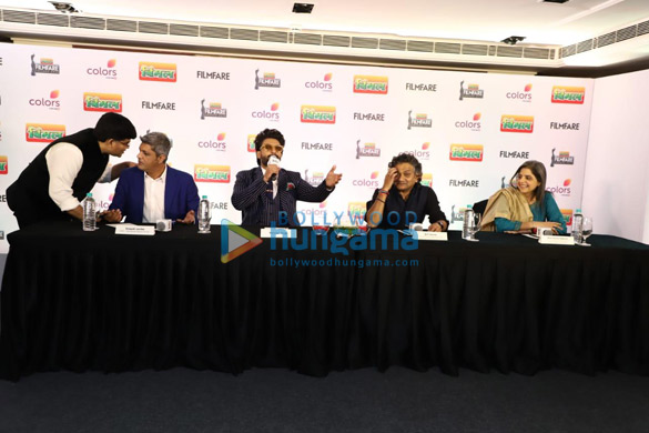 ranveer singh snapped during filmfare 2019 press conference 2