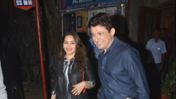 SPOTTED: Madhuri Dixit with husband at Pali Bhavan