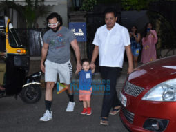 Saif Ali Khan and Taimur Ali Khan spotted in Bandra