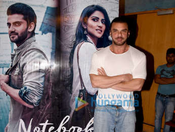 Salman Khan, Pranutan Bahl, Zaheer Iqbal, Kajol and others grace the special screening of ‘Notebook' at Sunny Super Sound in Juhu