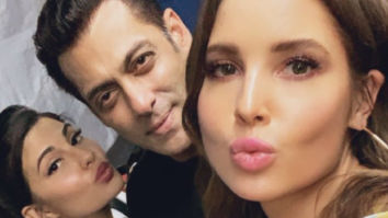 Salman Khan hangs out with Jacqueline Fernandez and her doppelganger Amanda Cerny at Notebook screening