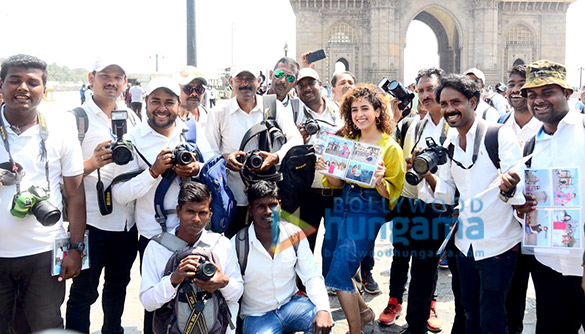 sanya malhotra promotes photograph at gateway of india mumbai 2
