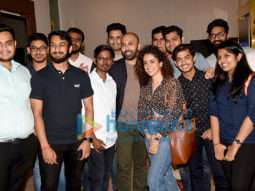 Sanya Malhotra snapped with students at the special screening of her film ‘Photograph’