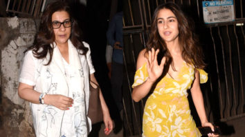 Sara Ali Khan and mother Amrita Arora Spotted at Kromakay Salon, Juhu