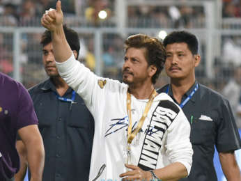 Shah Rukh Khan snapped at Eden Gardens during Kolkata Knight Riders match at IPL 2019