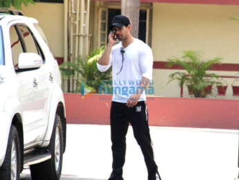 Shahid Kapoor and Sooraj Pancholi spotted at gym