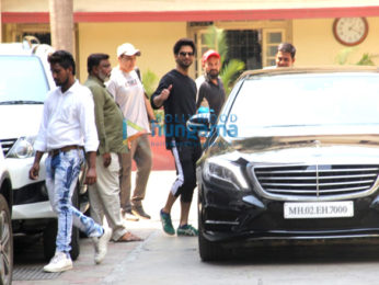 Shahid Kapoor and Sooraj Pancholi spotted at gym