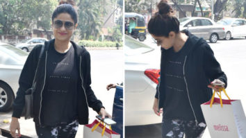 Shamita Shetty SPOTTED at Kromakay Salon, Juhu