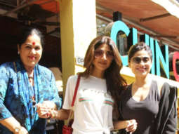 Shilpa Shetty and Shamita Shetty SPOTTED at Chin Chin Chu Restaurant, Juhu