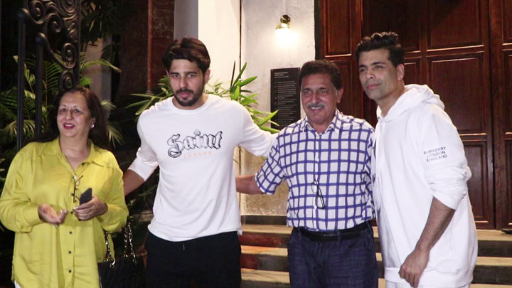 Sidharth Malhotra and Karan Johar Spotted at Ministry Cave, Khar