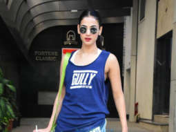 Sonal Chauhan spotted outside the gym