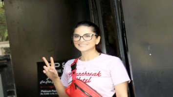 Sunny Leone spotted at Tip & Toe in Juhu