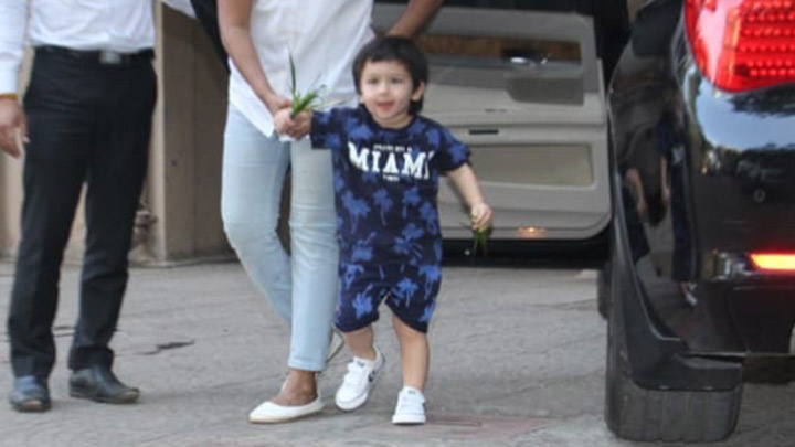 Taimur Ali Khan spotted in Bandra