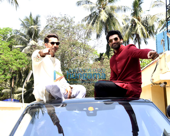 team of kalank snapped at the teaser launch at pvr juhu 09