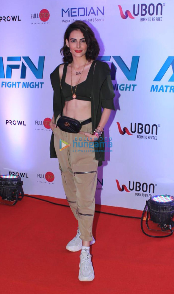tiger shroff and krishna shroff host matrix fight night event 12