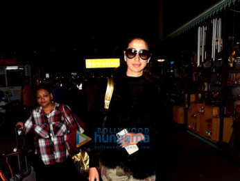 Urvashi Rautela, Raai Laxmi and Maniesh Paul snapped at the airport