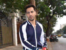 Varun Dhawan spotted at a clinic in Juhu