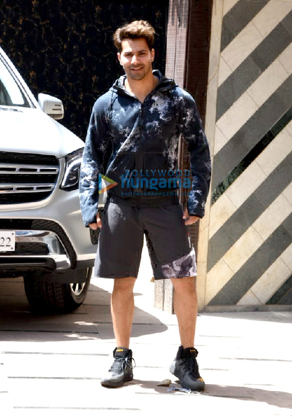 Varun Dhawan spotted at gym in Juhu