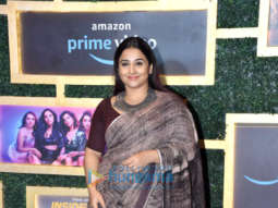 Vidya Balan and Zoya Akhtar attend the Amazon Prime panel discussion