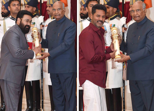 Mohanlal receives Padma Bhushan, Manoj Bajpayee, Prabhu Deva and other celebs are conferred with Padma Shri
