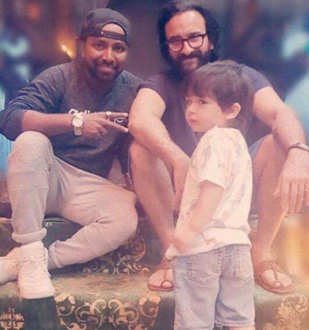 Taimur Ali Khan once again wins hearts with his CUTENESS as he visits his father Saif Ali Khan on the sets of his shoot! 