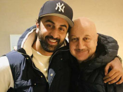 Ranbir Kapoor catches up with his on screen dad Anupam Kher in New York (see pics)