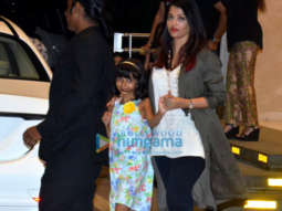 Abhishek Bachchan, Jaya Bachchan and Aishwarya Rai Bachchan spotted at Yauatcha in BKC