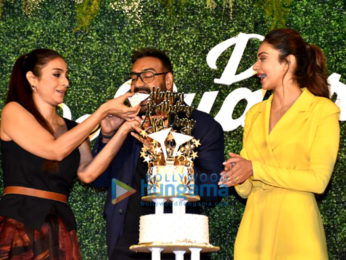 Ajay Devgn, Rakul Preet Singh and Tabu grace the trailer launch of De De Pyaar De