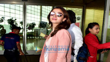 Alia Bhatt and Varun Dhawan and Shraddha Kapoor snapped at the airport