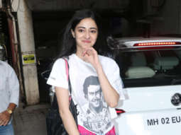 Ananya Panday spotted at a dance class in Andheri