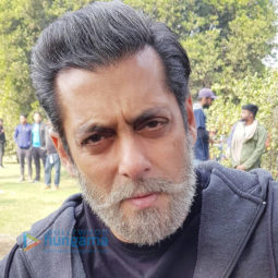 on the sets of the movie Bharat
