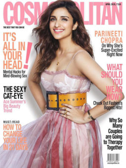 Parineeti Chopra On The Cover Of Cosmopolitan