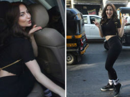 Elli AvRam Spotted at Nateshwar Bhavan, Khar