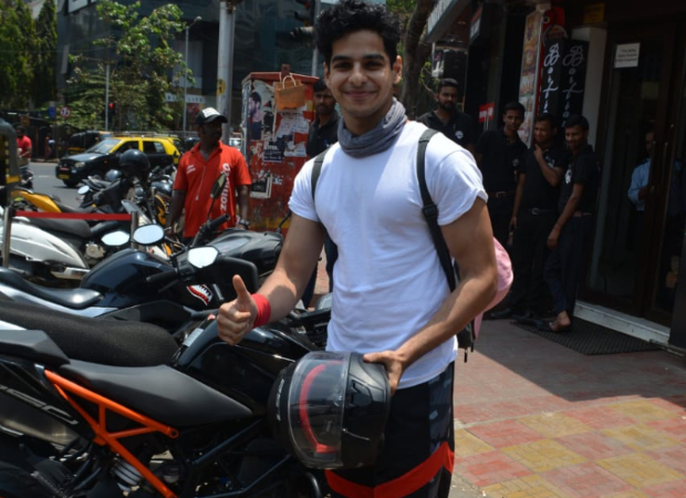 Ishaan Khatter pays fine for parking his bike in no parking zone