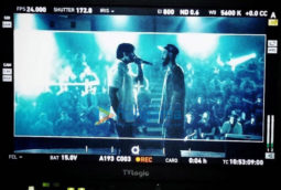 on the sets of the movie Gully Boy