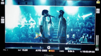 on the sets of the movie Gully Boy