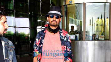 Irrfan Khan snapped at the Mumbai airport