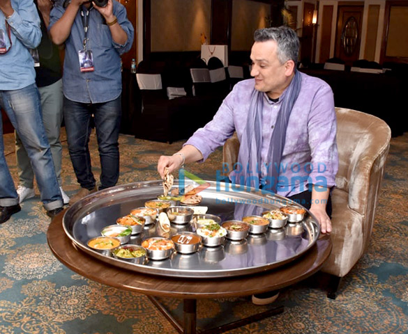 joe russo enjoys an authentic indian thali during his visit to india 1
