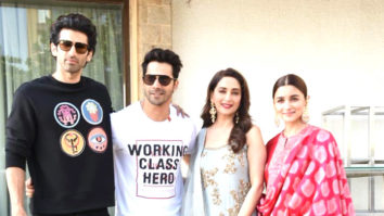 Kalank Team at Sun and Sand, Juhu for movie promotion
