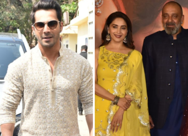 Kalank Trailer Launch: Varun Dhawan can't understand why Madhuri Dixit calls Sanjay Dutt 'sir' Kalank Trailer Launch: Varun Dhawan can't understand why Madhuri Dixit calls Sanjay Dutt 'sir'