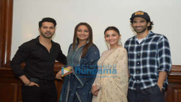 Kalank team snapped promoting the film in Delhi