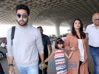 Abhishek Bachchan, Aishwarya Rai Bachchan, Kangana Ranaut and others snapped at the airport