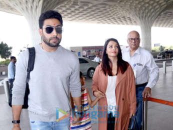 Abhishek Bachchan, Aishwarya Rai Bachchan, Kangana Ranaut and others snapped at the airport