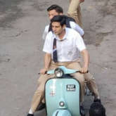 LEAKED PHOTOS! Kartik Aaryan sports a school uniform and clean shaven look for Love Aaj Kal 2 in Udaipur