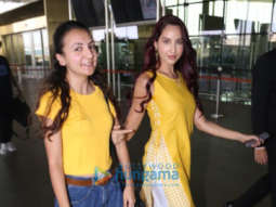 Nora Fatehi snapped at the airport