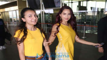 Nora Fatehi snapped at the airport