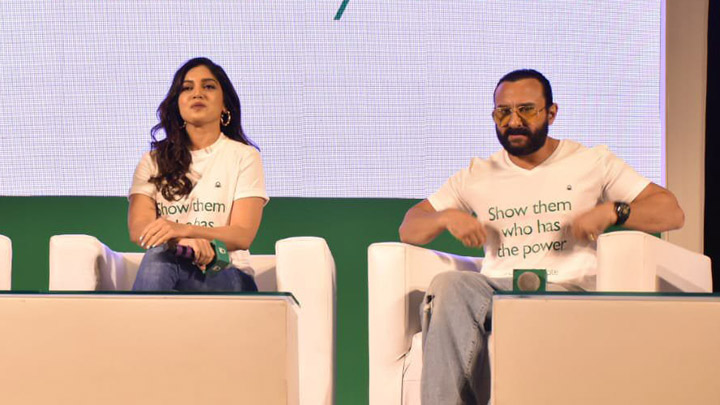 Panel discussion on progressive India with Saif Ali Khan & Bhumi Pednekar