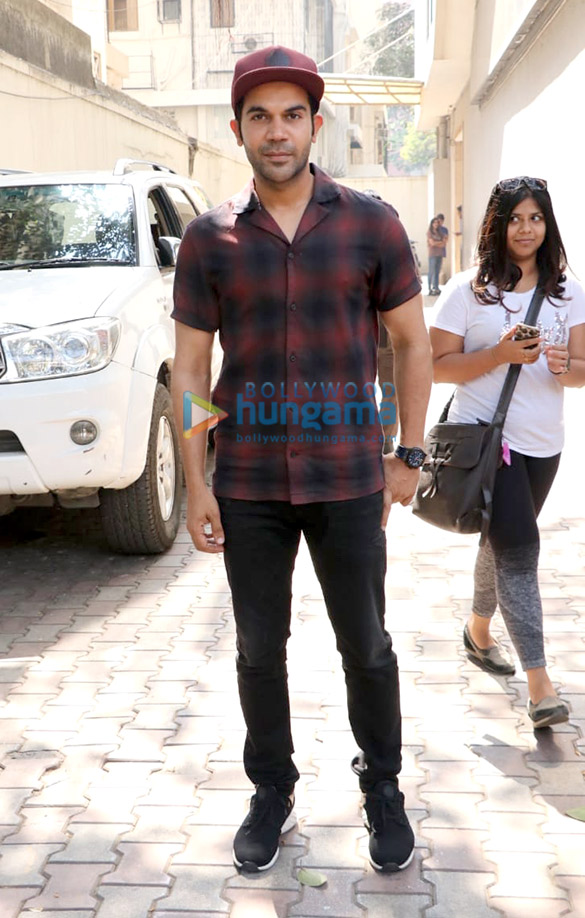 Rajkummar Rao spotted at Ramesh S Taurani’s office in Khar