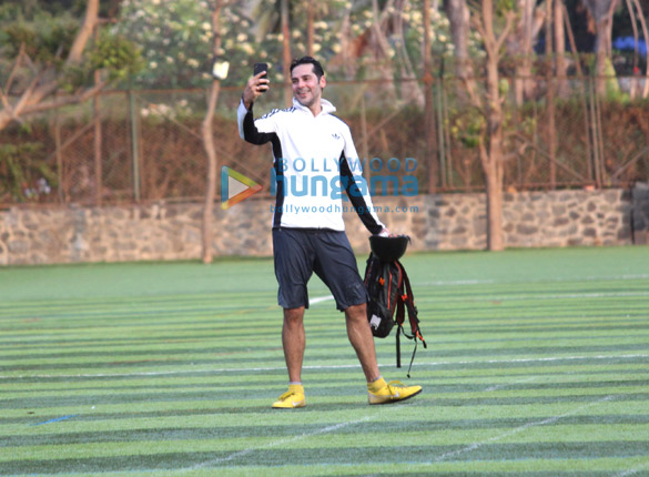ranbir kapoor abhishek bachchan and others snapped during a football match 4 3