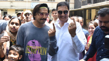 Ranveer Singh VOTES for Lok Sabha Elections 2019